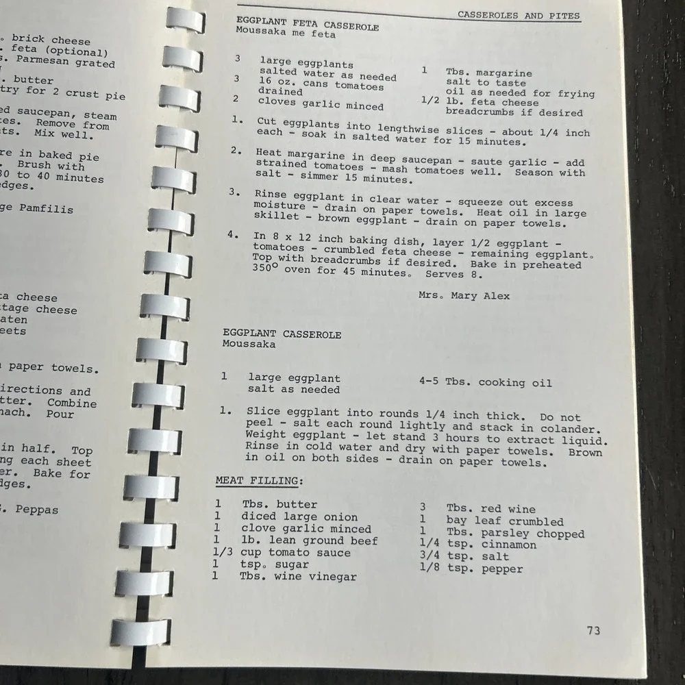 Vintage The Key To Greek Cooking Greek Orthodox Cathedral Of Atlanta 1974